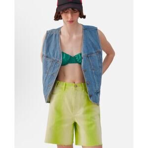NEW BDG Urban Outfitters Shorts Women 30 Neon Longline Carpenter Y2K Utility